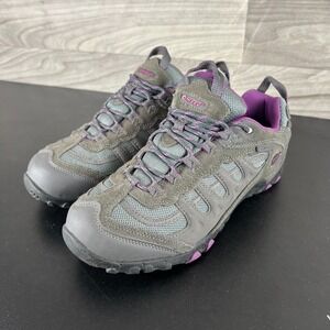 Hi-Tec Women's Gray and Purple Trail Shoes